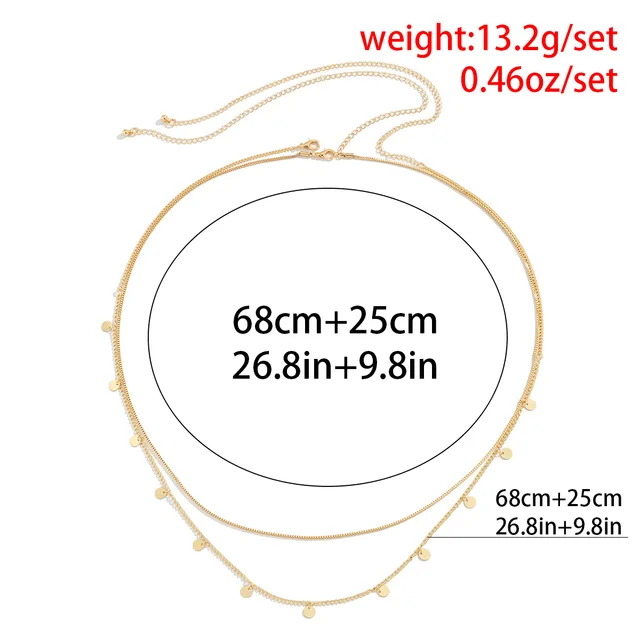 Boho Multilayer Summer Beach Waist JOWomen, Retro Creative Gold Document, Round Sequin Pendant, Body Fashion Jewelry, 2022 Nouveau 2