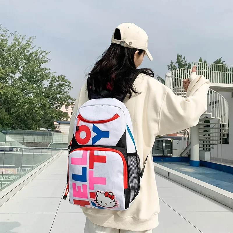 Sanrioed Hello Kitty Anime Cute Large Capacity Backpack Schoolbags Student Cartoon Travel Shoulder Bag Birthday Gift for Friend
Sanrioed Hello Kitty Anime Cute Large Capacity Backpack Schoolbags Student Cartoon Travel Shoulder Bag Birthday Gift for Friend
