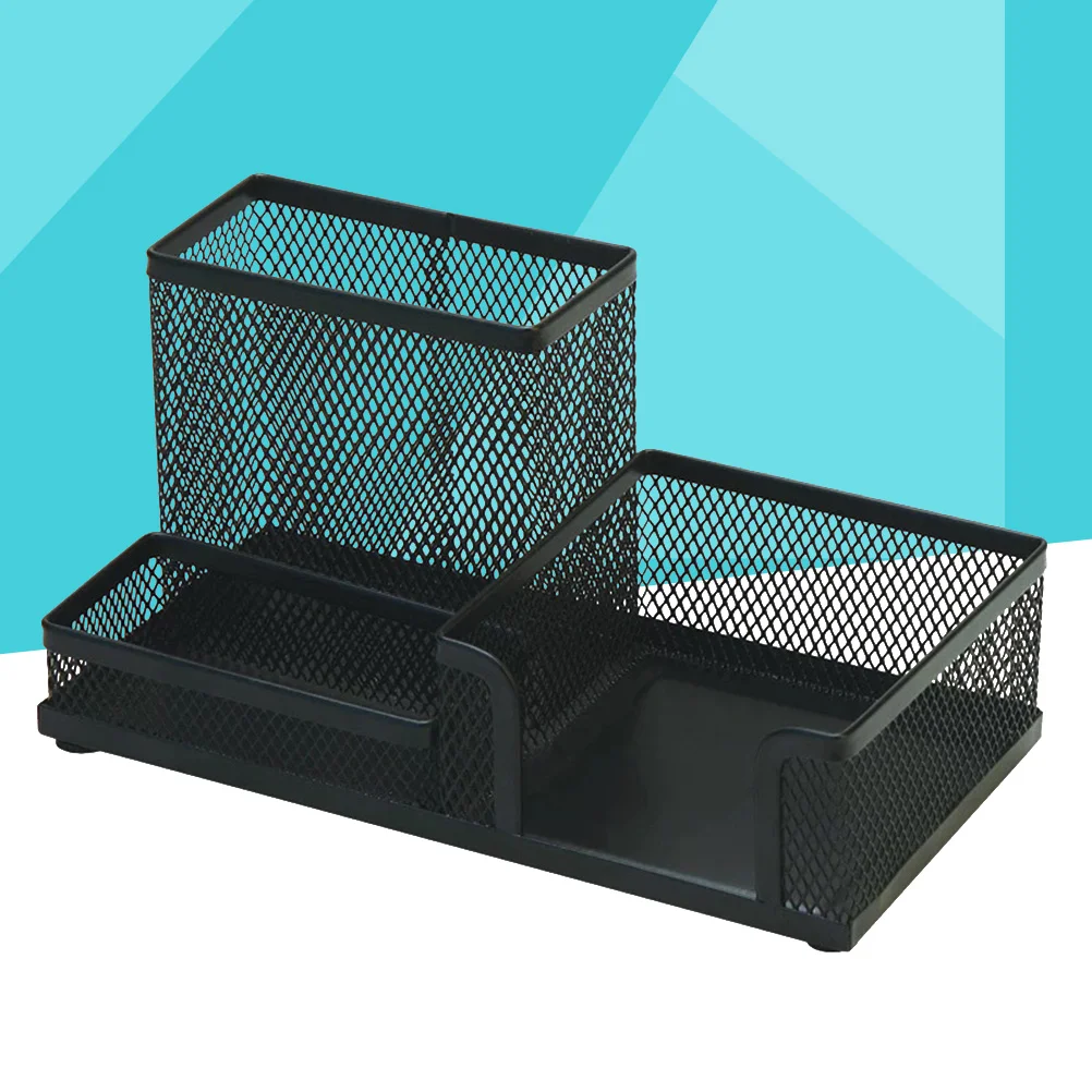 Metal Mesh Desk Organizer Table Container Pen Holder Storage Case Office Supplies (Black)
Metal Mesh Desk Organizer Table Container Pen Holder Storage Case Office Supplies (Black)