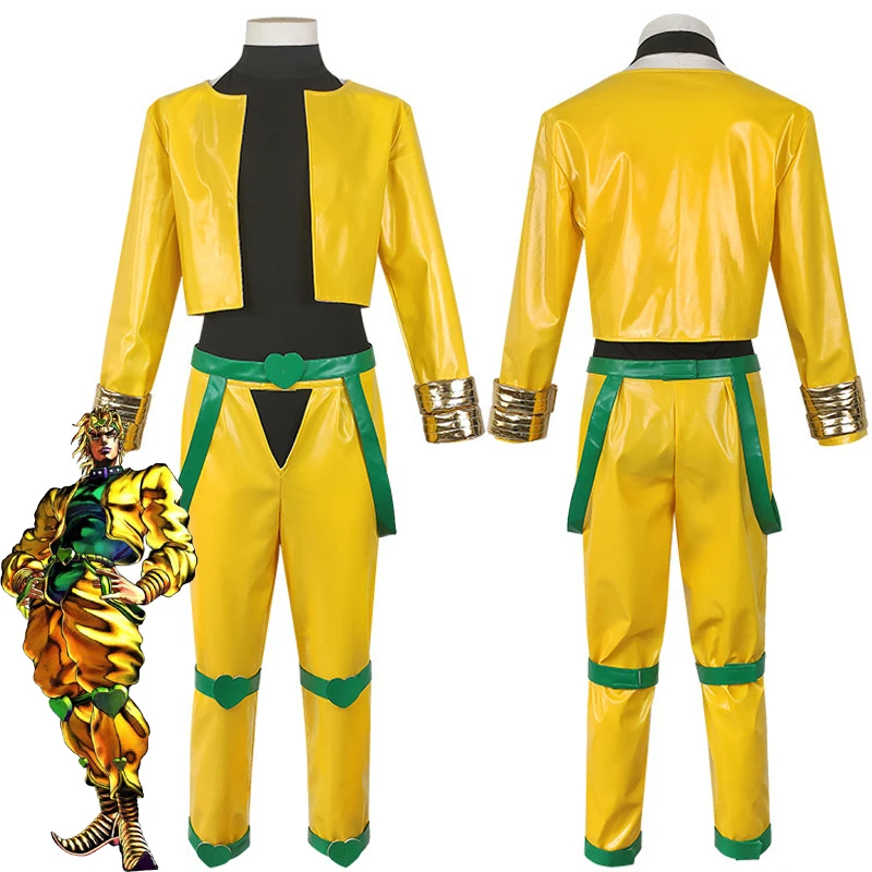 Anime JoJo's Bizarre Adventure Dio Brando Cosplay Suit Unisex Adult Halloween PU Costume Uniform Party Outfit
Anime JoJo's Bizarre Adventure Dio Brando Cosplay Suit Unisex Adult Halloween PU Costume Uniform Party Outfit