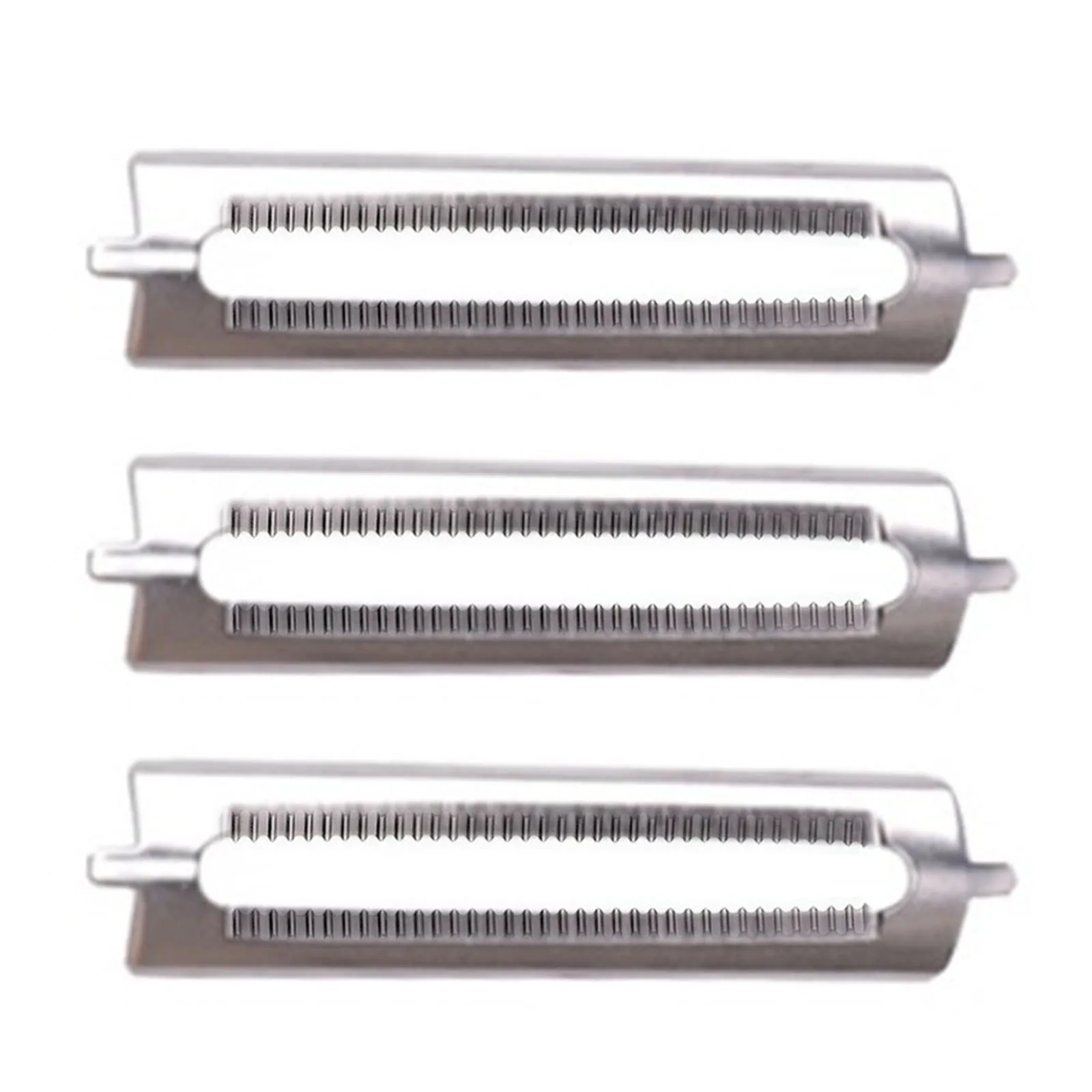 

3pcs Replacement Dental Blades For Double Peeler And Single Peeler Asparagus Peeler 56 X 9 X 2 Mm Stainless Steel Blades