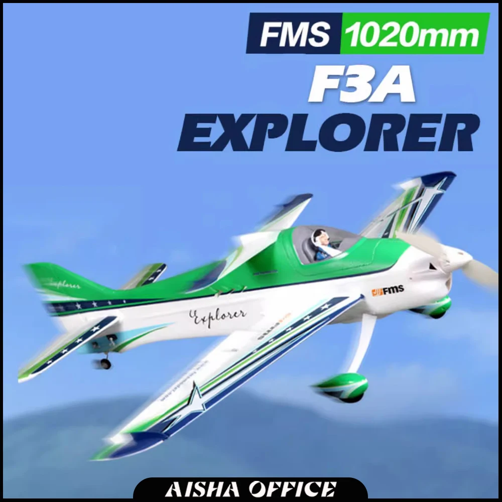 FMS 1020 мм F3A Explorer PNP w/ Reflex V2 RC 3D модель самолета из фиксированного расширенного материала крыло самолета Коллекционная модель подарок для детей
FMS 1020 мм F3A Explorer PNP w/ Reflex V2 RC 3D модель самолета из фиксированного расширенного материала крыло самолета Коллекционная модель подарок для детей