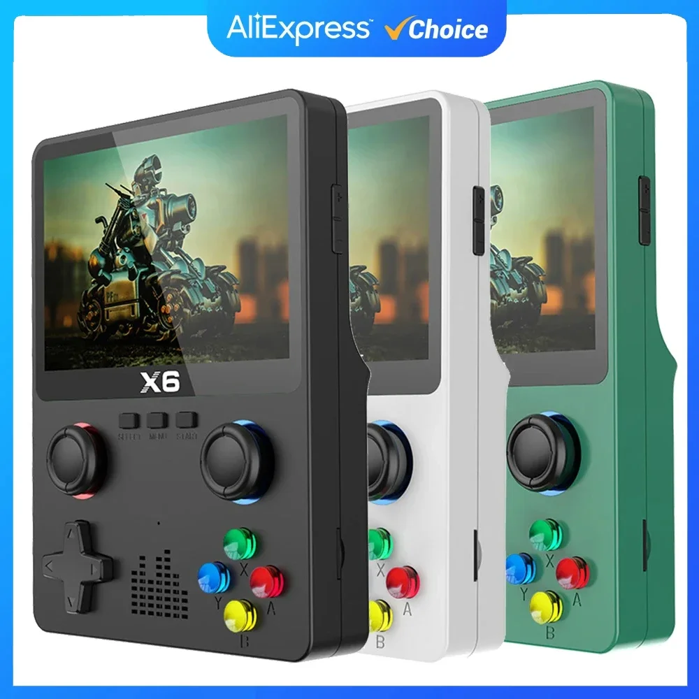2024 New X6 3.5Inch IPS Screen Handheld Game Player Dual Joystick 11 Simulators GBA Video Game Console for Kids Gifts
2024 New X6 3.5Inch IPS Screen Handheld Game Player Dual Joystick 11 Simulators GBA Video Game Console for Kids Gifts