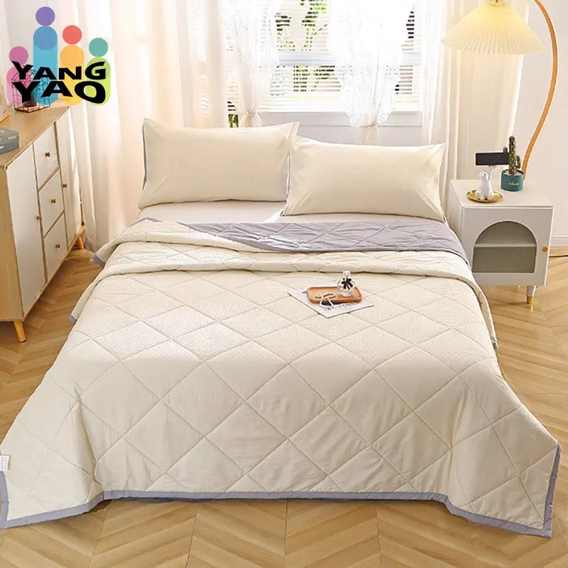 Newly Patchwork Summer Quilt Cooling Air Conditioning Quilt Thin Comforter Washed Cotton Throw Blanket Quilting Cooling Duvet
Newly Patchwork Summer Quilt Cooling Air Conditioning Quilt Thin Comforter Washed Cotton Throw Blanket Quilting Cooling Duvet