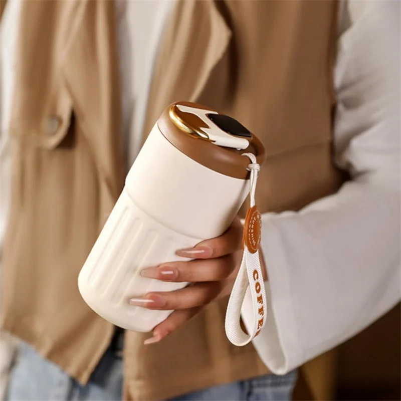 Hot And Cold Coffee Cup 450ml Coffee Cup With Temperature Display Coffee Thermometer Mug Insulated Cup
Hot And Cold Coffee Cup 450ml Coffee Cup With Temperature Display Coffee Thermometer Mug Insulated Cup