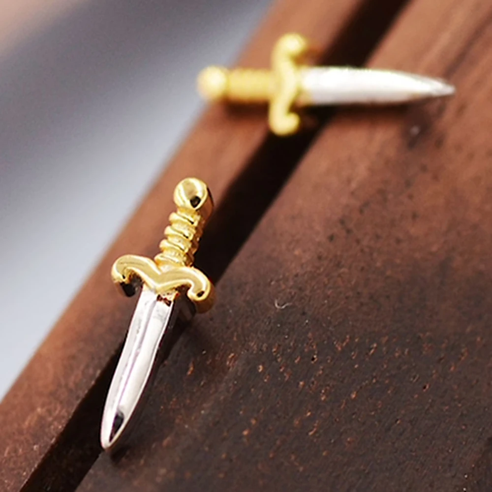 Catuni Little Dagger Sword Stud Earrings Stacking Earring Ear Stacks Goth Punk Jewelry Accessories Gifts for Woman Man
Catuni Little Dagger Sword Stud Earrings Stacking Earring Ear Stacks Goth Punk Jewelry Accessories Gifts for Woman Man