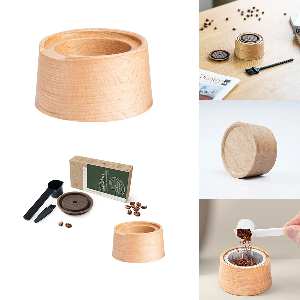 High Quality CAPSULE HOLDER HOLDER Plastic Brush Plastic Spoon Silicone Cap To Refilled Capsules Vertuo Capsule Pods
High Quality CAPSULE HOLDER HOLDER Plastic Brush Plastic Spoon Silicone Cap To Refilled Capsules Vertuo Capsule Pods