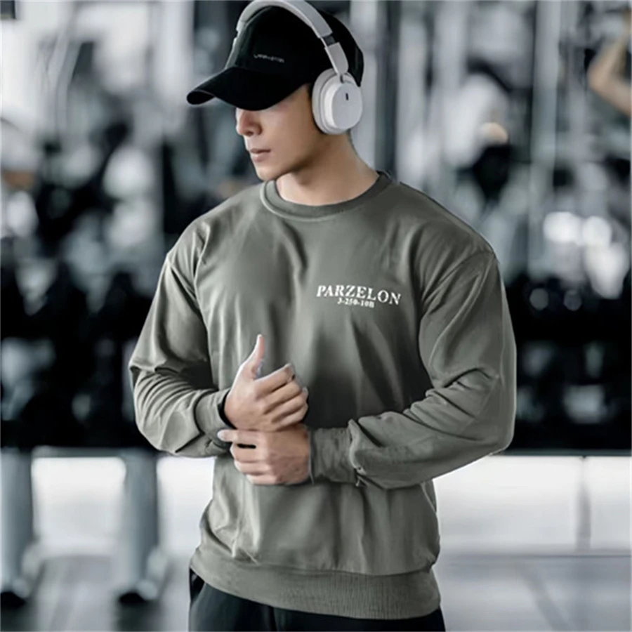 

Gym Men's Fitness Hoodies Sweatshirt Men Bodybuilding Fleece Running Exercise Sweatshirts Casual Clothing