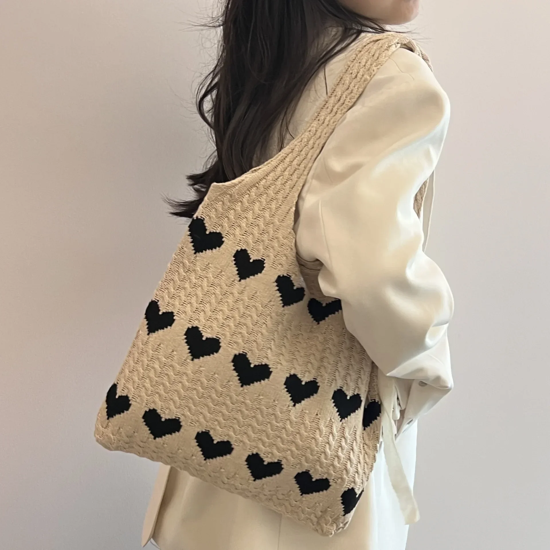 Weave Love Women's Bag, Knitted Handbag Shoulder Bag for Women Teen Girls,White-Collar,Office,College,Work,Business,Travel Bags
Weave Love Women's Bag, Knitted Handbag Shoulder Bag for Women Teen Girls,White-Collar,Office,College,Work,Business,Travel Bags