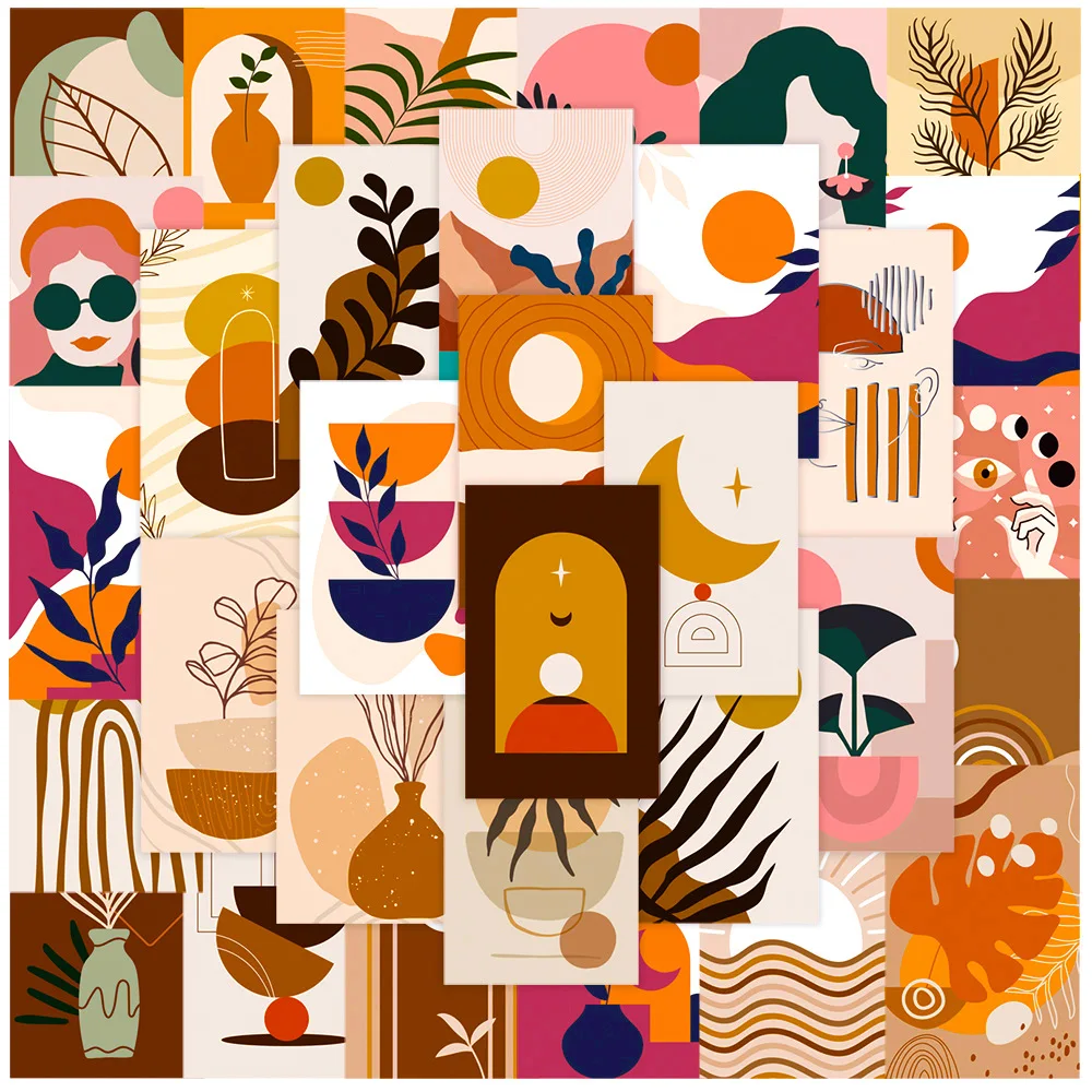 50Pcs Square Boho Series Graffiti Stickers Suitable for Laptop Helmets Desktop Decoration DIY Stickers Wholesale
50Pcs Square Boho Series Graffiti Stickers Suitable for Laptop Helmets Desktop Decoration DIY Stickers Wholesale