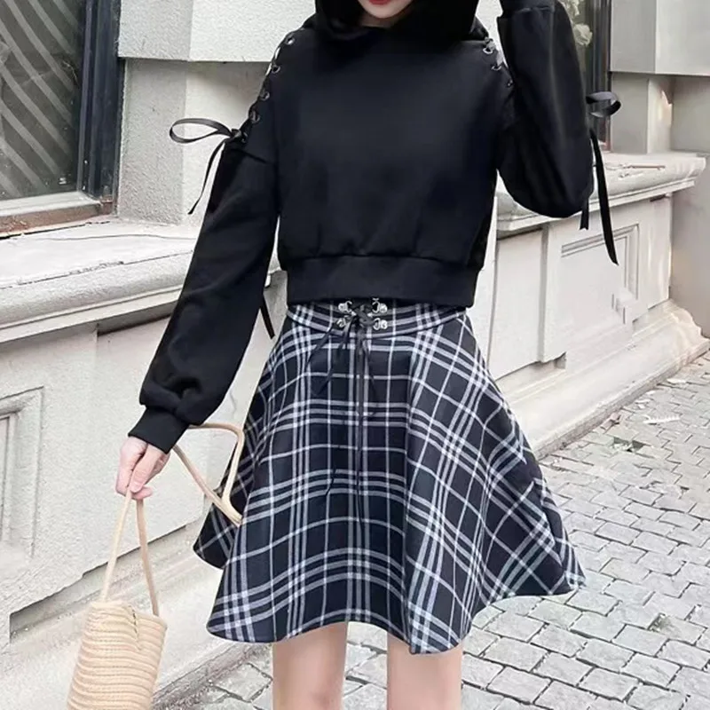 Short Hoodie Spring Autumn Ladies Off Shoulder Fleece Sweater Sportswear Long Sleeve Blouse Fashion Korean Clothing Harajuku
Short Hoodie Spring Autumn Ladies Off Shoulder Fleece Sweater Sportswear Long Sleeve Blouse Fashion Korean Clothing Harajuku