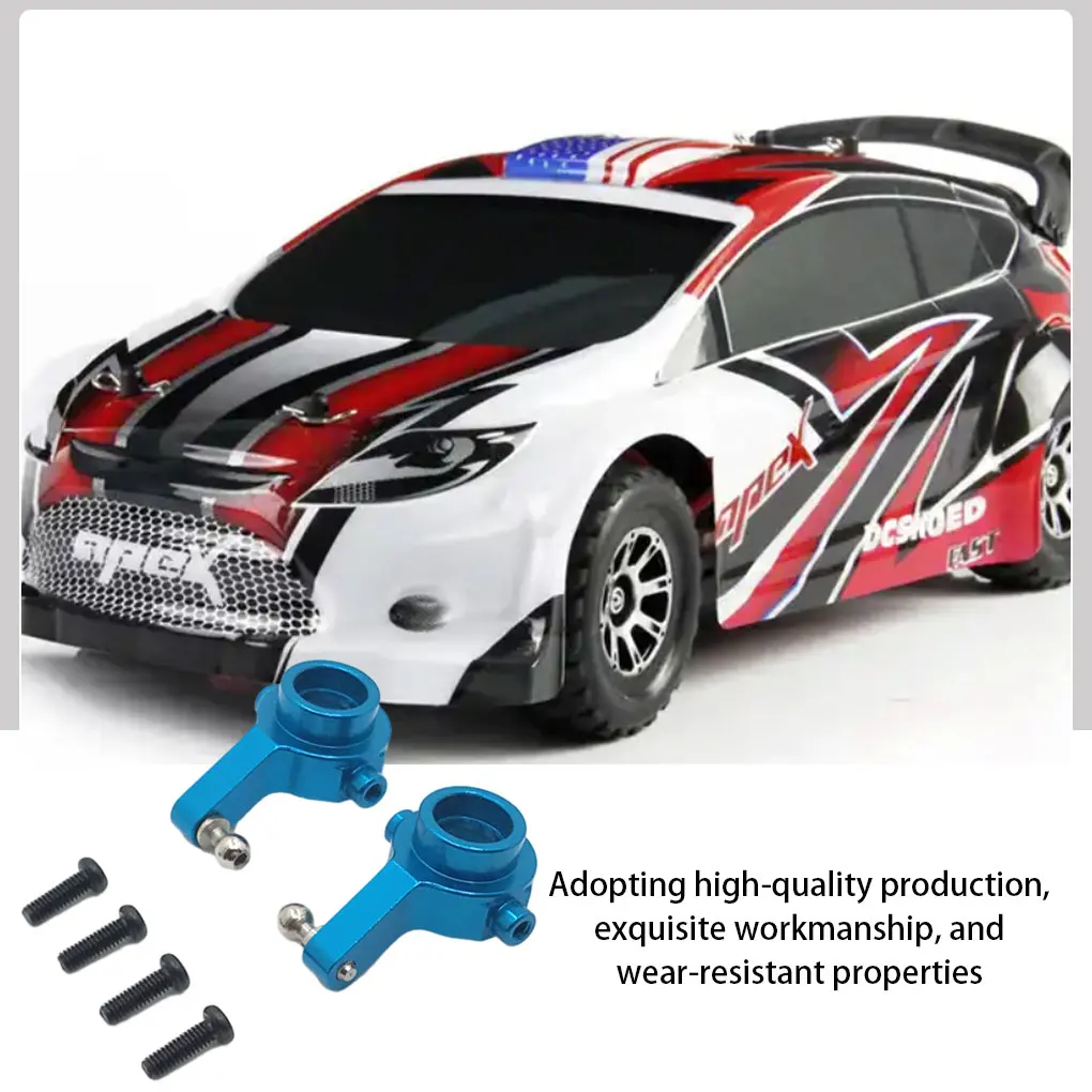 RCGOFOLLOW 2pcs Aluminum Alloy Durable Steering Hub Carrier For 1/18 Steering Block Knuckles Wltoys A949 RC Car Part blue
RCGOFOLLOW 2pcs Aluminum Alloy Durable Steering Hub Carrier For 1/18 Steering Block Knuckles Wltoys A949 RC Car Part blue