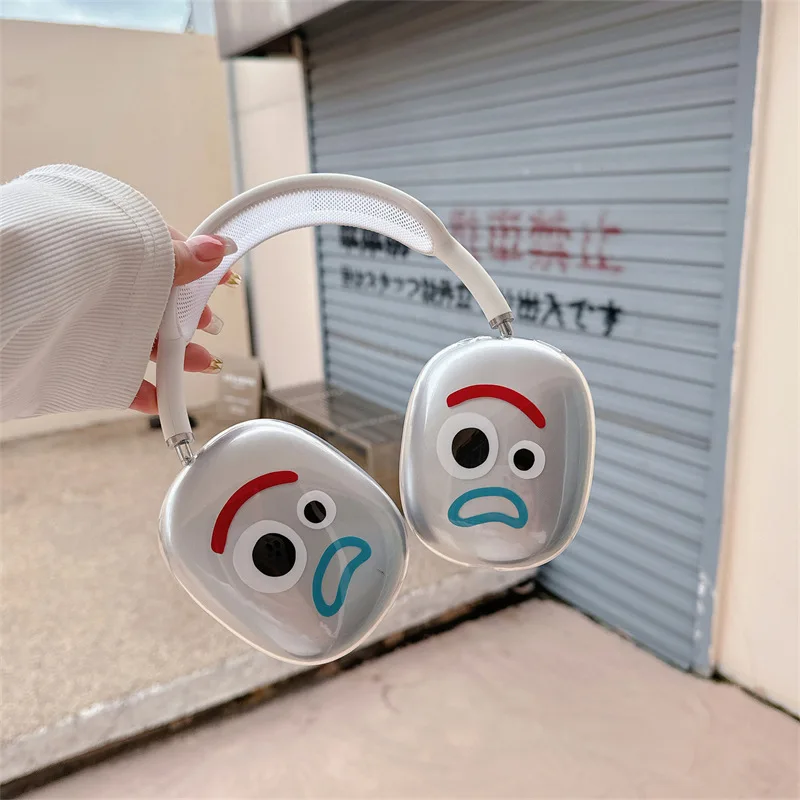 Fashion Cartoon Head-Mounted Earphone Cases For Apple AirPods Max Air pods max Silicone Wireless Bluetooth Headphones Cover
Fashion Cartoon Head-Mounted Earphone Cases For Apple AirPods Max Air pods max Silicone Wireless Bluetooth Headphones Cover