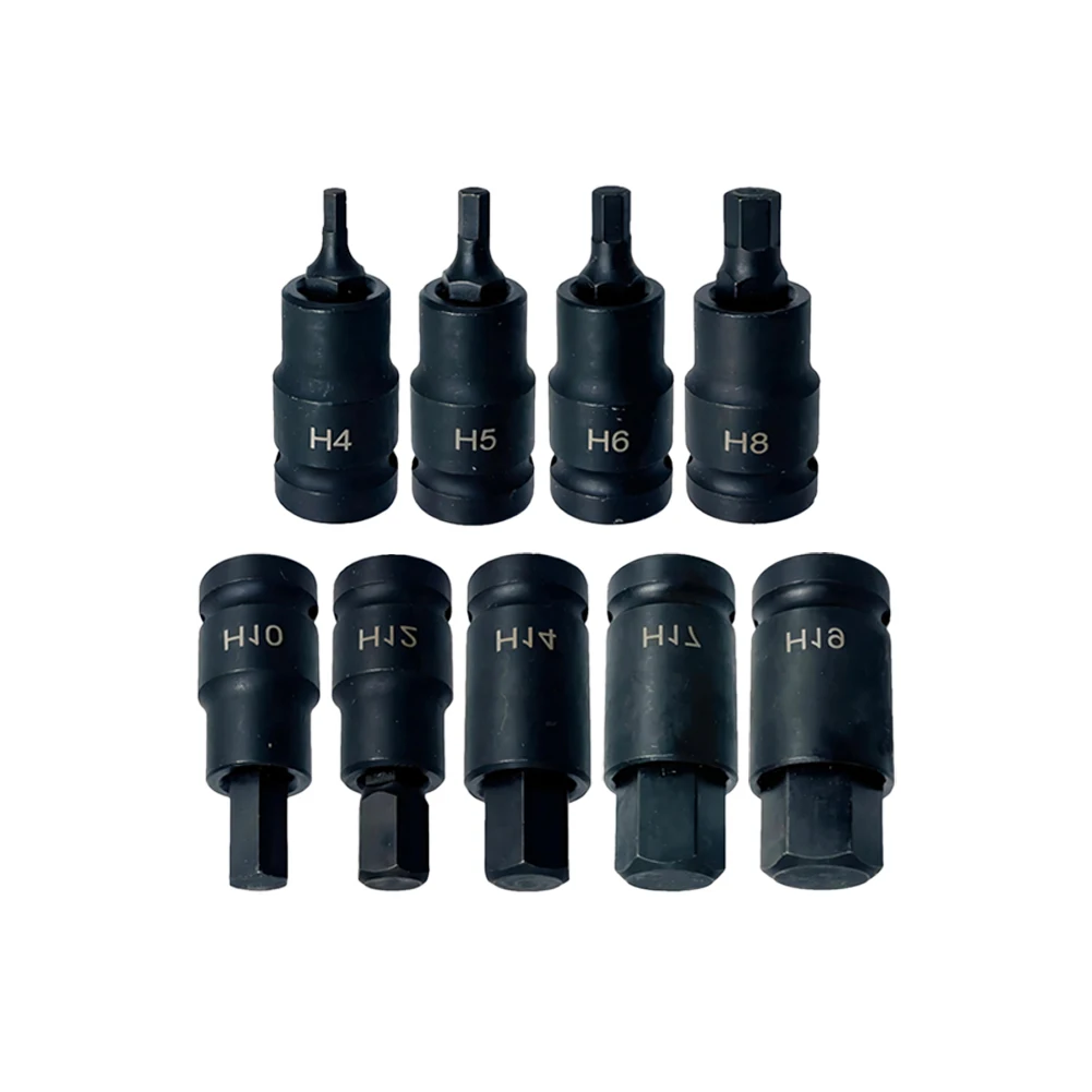 Impact Socket Wrench Adapter Hex Head Socket Ratchet Wrench Adapter H4 H5 H6 H8 H10 H12 H14 H17 H19 Screwdriver For Hand Tool
Impact Socket Wrench Adapter Hex Head Socket Ratchet Wrench Adapter H4 H5 H6 H8 H10 H12 H14 H17 H19 Screwdriver For Hand Tool