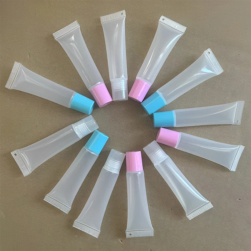 100Pcs 5ml Refillable Soft Lipstick Tubes Portable Plastic Lip Balm Squeeze Bottles Empty Clear Lip Gloss Sample Containers
100Pcs 5ml Refillable Soft Lipstick Tubes Portable Plastic Lip Balm Squeeze Bottles Empty Clear Lip Gloss Sample Containers