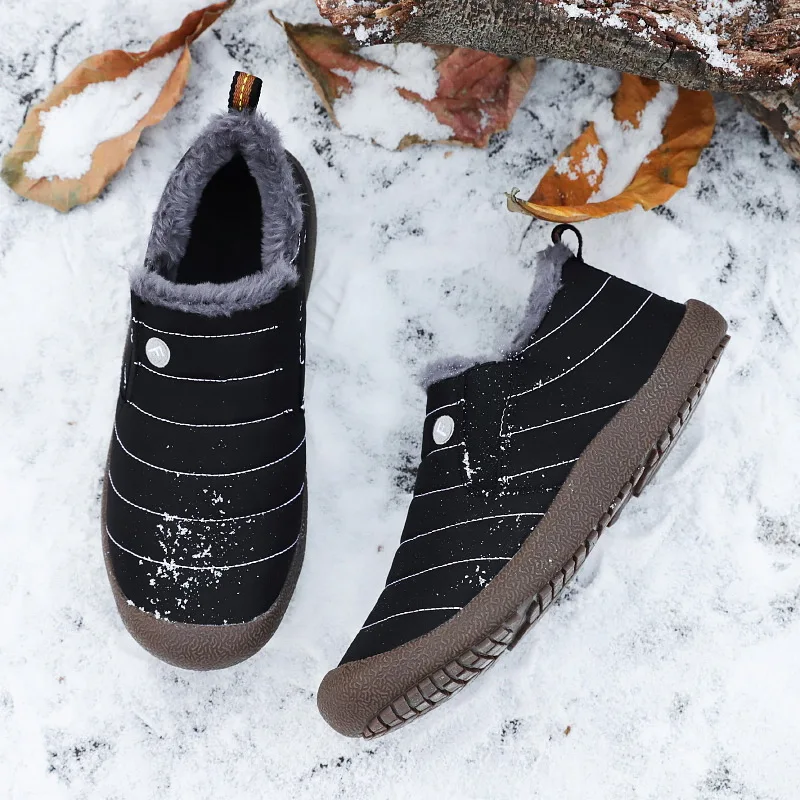 Couple Winter New Plush and Thick Insulation Casual Snow Cotton Shoes Outdoor Waterproof Large Size Men and Women Shoes 35-48
Couple Winter New Plush and Thick Insulation Casual Snow Cotton Shoes Outdoor Waterproof Large Size Men and Women Shoes 35-48