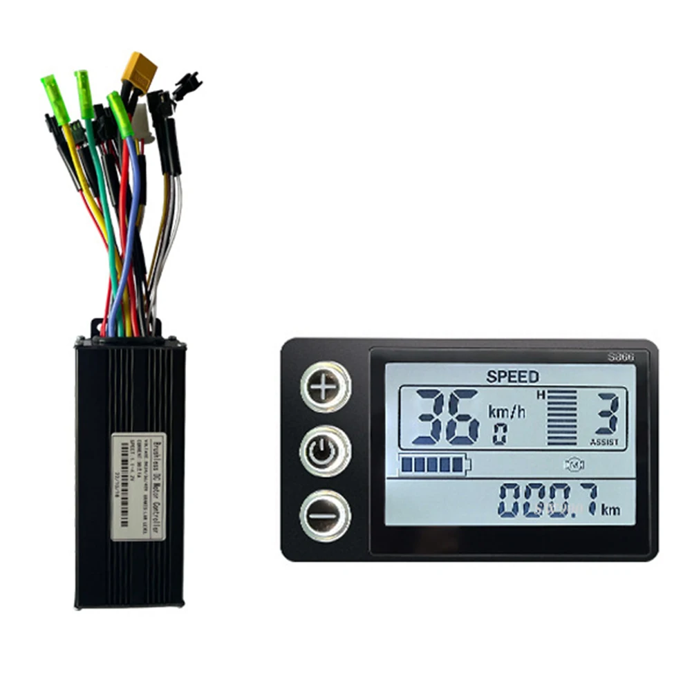 LCD S866 Display E-bike Controller Black 36-48V Bicycle Controller E-bike Electric Scooter S866 Display SM 5pin
LCD S866 Display E-bike Controller Black 36-48V Bicycle Controller E-bike Electric Scooter S866 Display SM 5pin