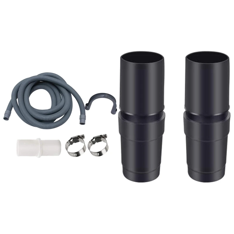1Set Washing Machine Drainage Pipe Hose,Washer Drain Hose & 2 Pcs Japanese Version 32Mm Hose Coupling Vacuum Hose
1Set Washing Machine Drainage Pipe Hose,Washer Drain Hose & 2 Pcs Japanese Version 32Mm Hose Coupling Vacuum Hose