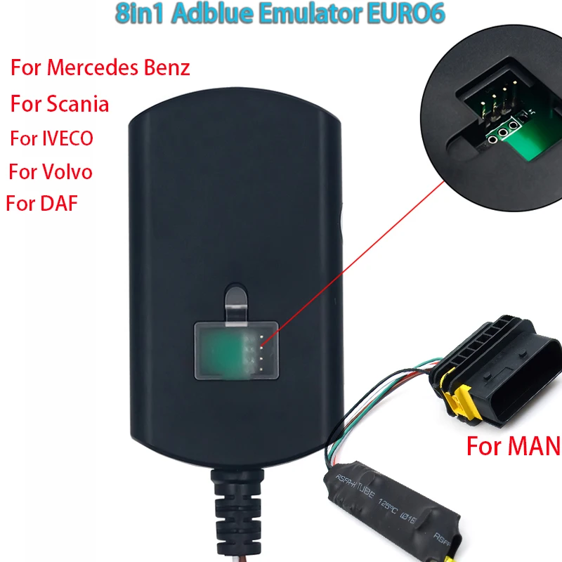 

Adblue 8in1 Adblue Emulator EURO 6 For Scania For Volvo For MB Truck For MAN AdBlue Emulator Box Ad Blue EU6 For DAF/IVECO Truck