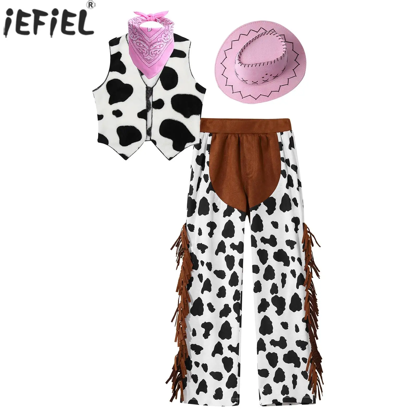 Детский костюм ковбоя West Cowboy Cowgirl для косплея на Хэллоуин, карнавал, яркий жилет для представлений, топы с брюками с бахромой
Детский костюм ковбоя West Cowboy Cowgirl для косплея на Хэллоуин, карнавал, яркий жилет для представлений, топы с брюками с бахромой