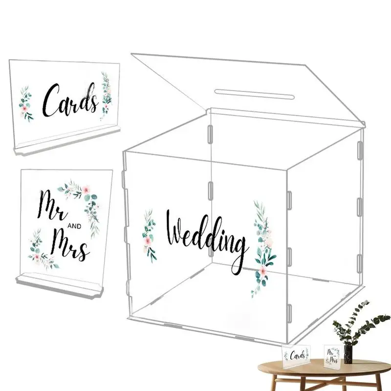 Clear Acrylic Wedding Card Box Clear Card Box For Reception Elegant Wedding Envelope Box Baby Bridal Shower Money Gift Card Box
Clear Acrylic Wedding Card Box Clear Card Box For Reception Elegant Wedding Envelope Box Baby Bridal Shower Money Gift Card Box