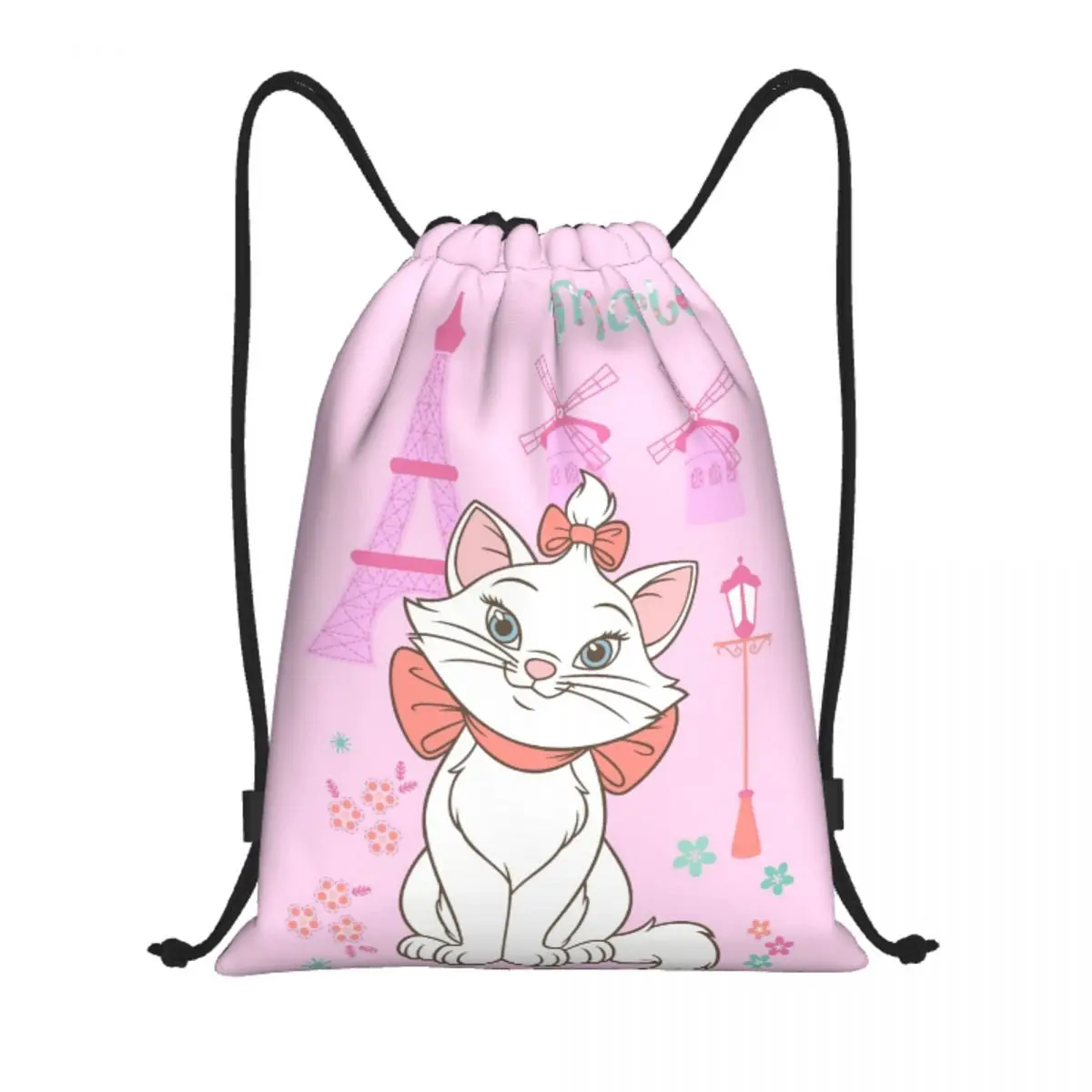 Custom Marie Cat Manga Drawstring Backpack Women Men Sport Gym Sackpack Foldable Training Bag Sack
Custom Marie Cat Manga Drawstring Backpack Women Men Sport Gym Sackpack Foldable Training Bag Sack