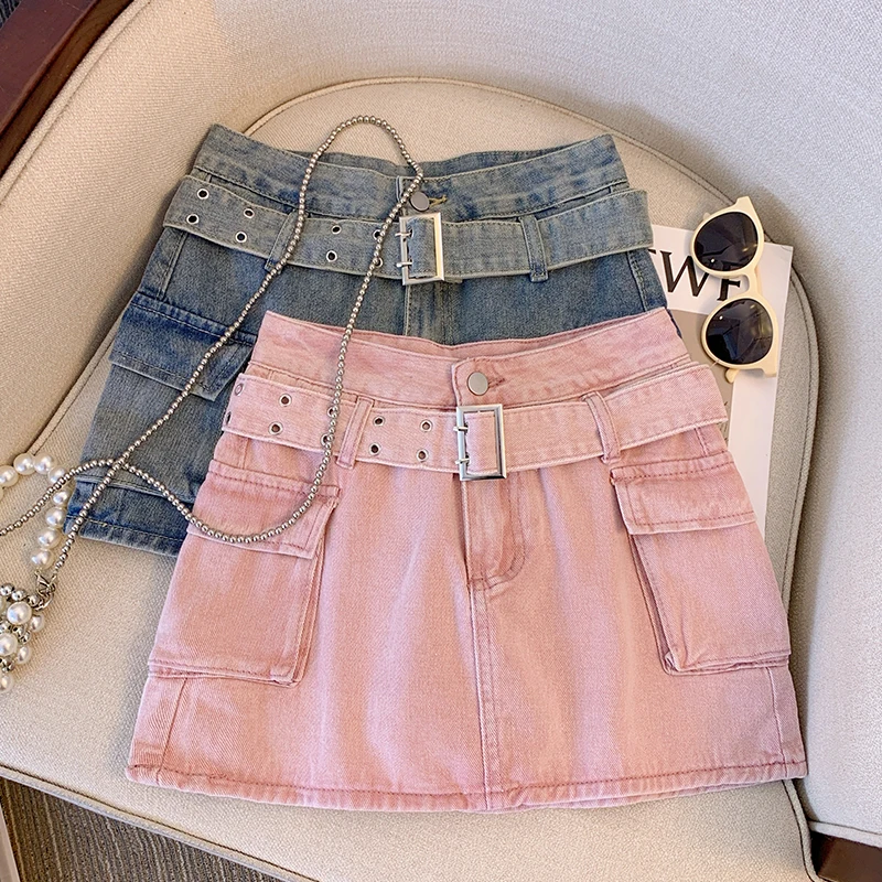 Women Plus Size L-4XL Y2K Denim Sexy Mini Skirt High Waist Fashion 2023 New Summer Cargo Skirts Female Free Shipping Clothing
Women Plus Size L-4XL Y2K Denim Sexy Mini Skirt High Waist Fashion 2023 New Summer Cargo Skirts Female Free Shipping Clothing
