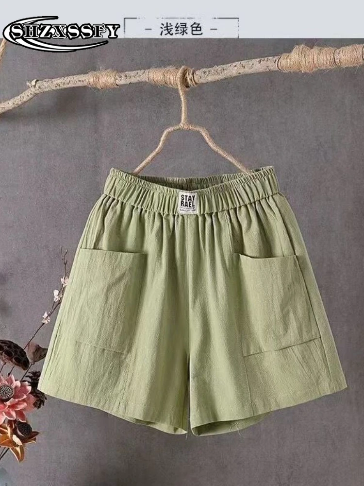 Women's Summer Shorts Two-pack Cotton Simple Solid Color Casual High Waist Short Korean Loose Fashion Trends Women Clothing
Women's Summer Shorts Two-pack Cotton Simple Solid Color Casual High Waist Short Korean Loose Fashion Trends Women Clothing