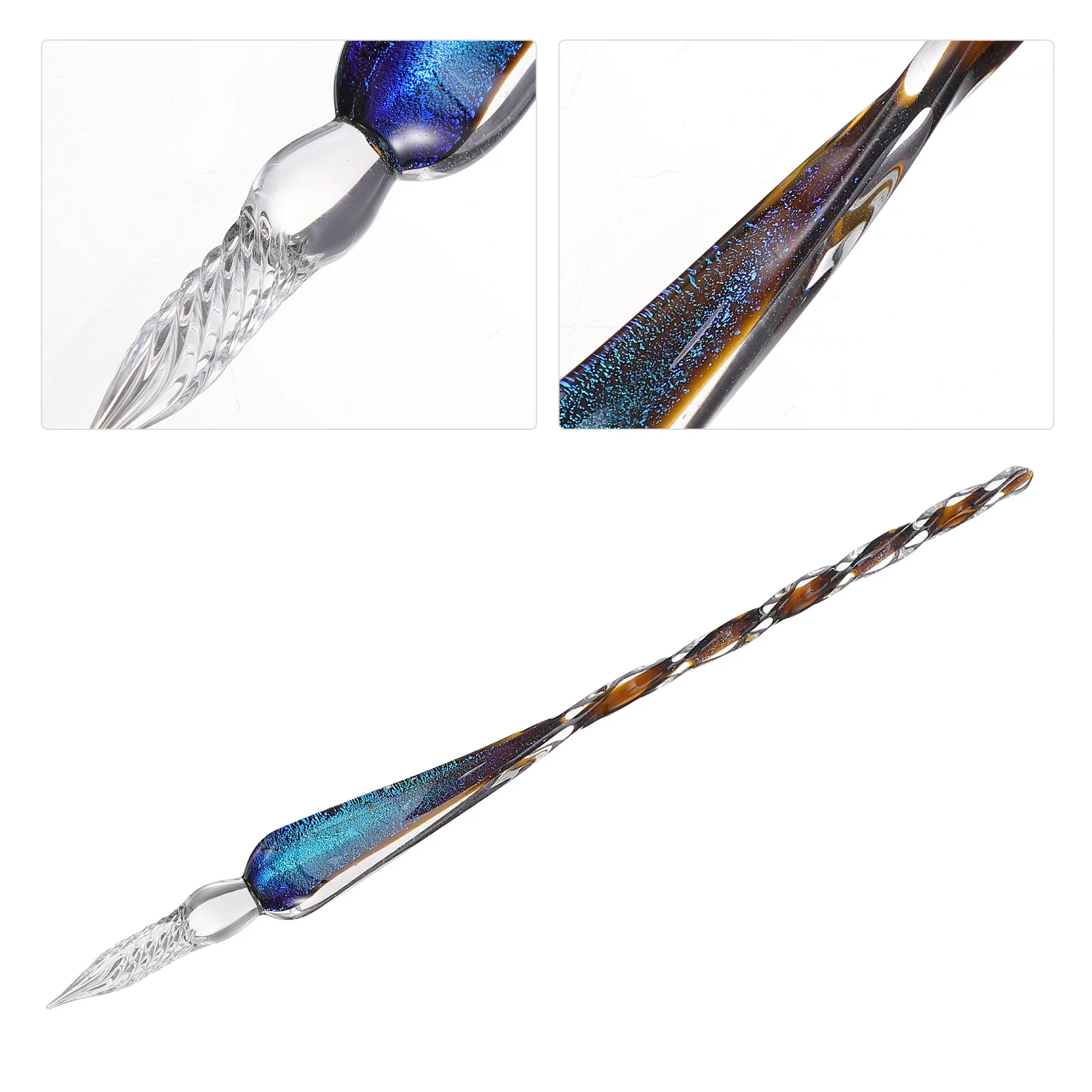 Glass Dip Pen Glass Pen Calligraphy Pen Ink Drawing Pen Writing Decoration Business Present
Glass Dip Pen Glass Pen Calligraphy Pen Ink Drawing Pen Writing Decoration Business Present