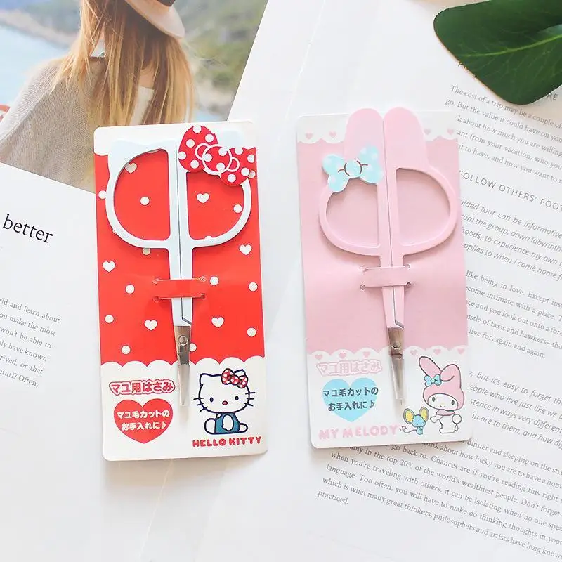 Sanrio Kawaii Eyebrow Scissor My Melody Hello Kitty Cartoon Nose Hairfacial Tool Cutting Thread Head Beauty Scissors Gift
Sanrio Kawaii Eyebrow Scissor My Melody Hello Kitty Cartoon Nose Hairfacial Tool Cutting Thread Head Beauty Scissors Gift