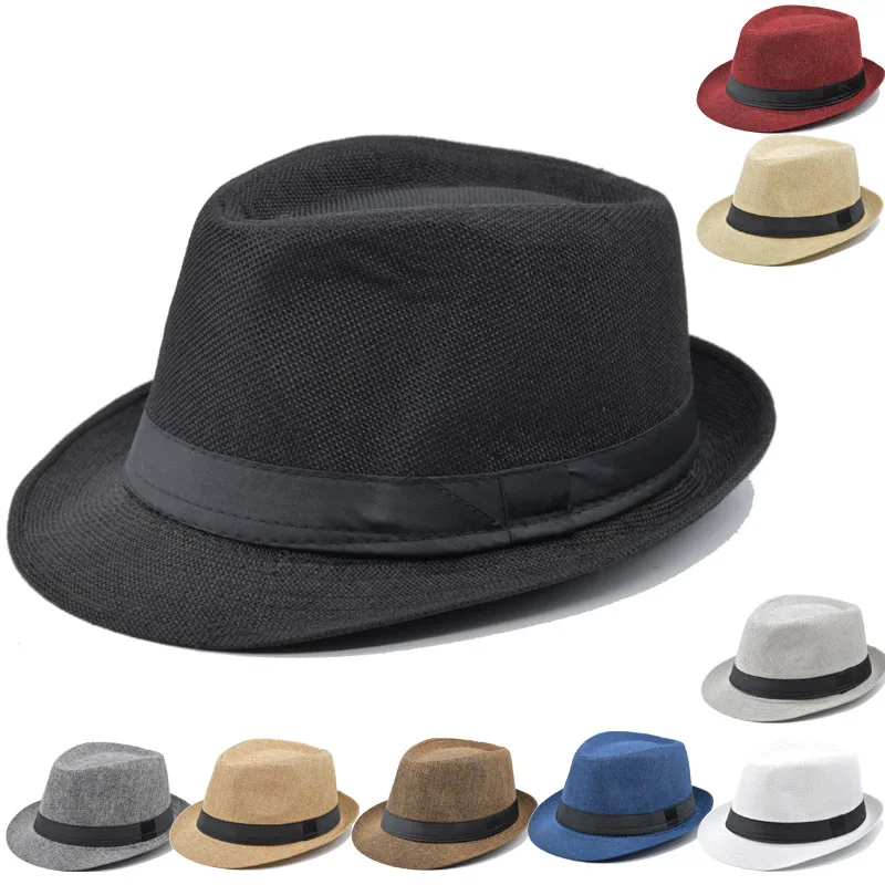Wholesale Linen Men And Women Fedora Hat Korean Style British Bowler Hat Linen Top Hat Casual Sun-Proof Four Seasons Ventilation
Wholesale Linen Men And Women Fedora Hat Korean Style British Bowler Hat Linen Top Hat Casual Sun-Proof Four Seasons Ventilation