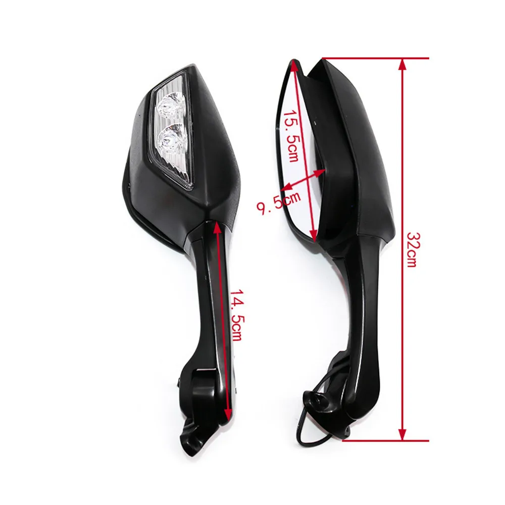 Motorcycle Rearview Mirrors with Lights for Kawasaki Ninja ZX-10R ZX10R ZX 10R 2011 2012 2013 2014 2015 2 Wire
Motorcycle Rearview Mirrors with Lights for Kawasaki Ninja ZX-10R ZX10R ZX 10R 2011 2012 2013 2014 2015 2 Wire