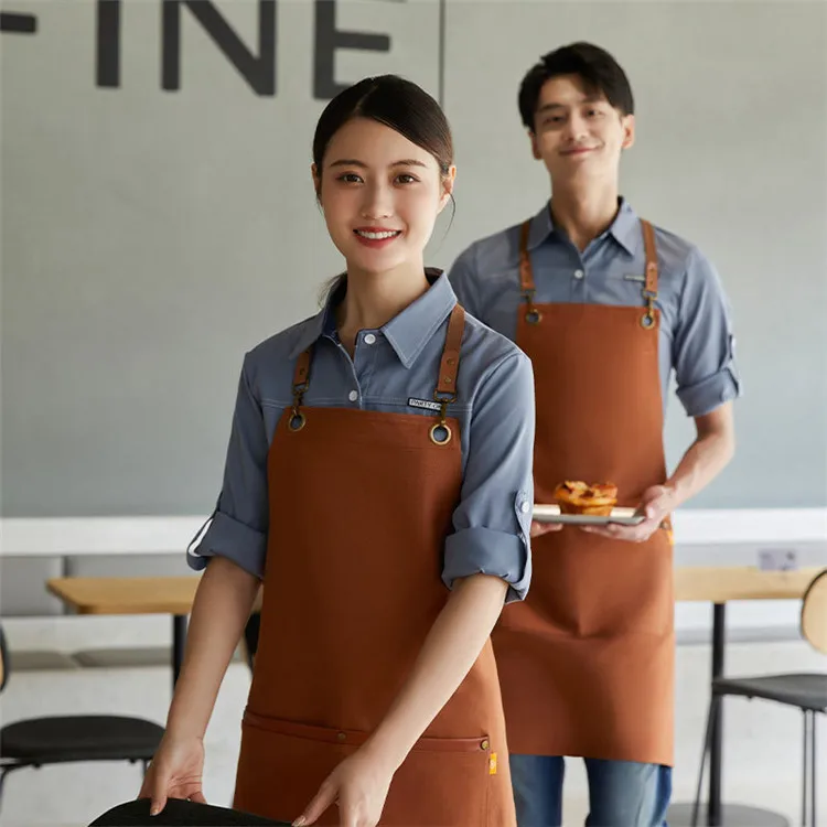 oem logo custom unisex kitchen cooking restaurant baking adjustable bib cotton canvas waiter waitress uniform chef apron aprons
oem logo custom unisex kitchen cooking restaurant baking adjustable bib cotton canvas waiter waitress uniform chef apron aprons