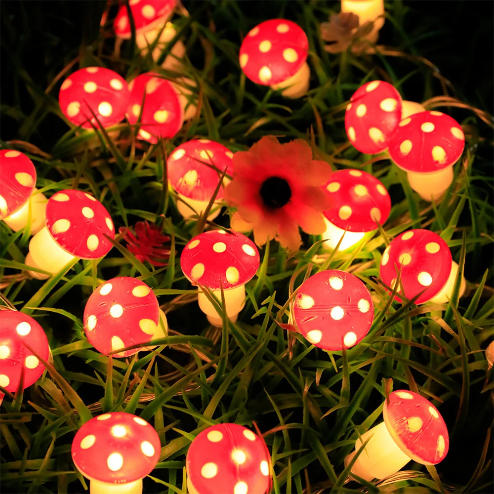 Lovely Mushroom Fairy Light Battery Powered Mushroom Christmas Light Mushroom Fairy Garland Light For Grunge Indie Garden Decor
Lovely Mushroom Fairy Light Battery Powered Mushroom Christmas Light Mushroom Fairy Garland Light For Grunge Indie Garden Decor