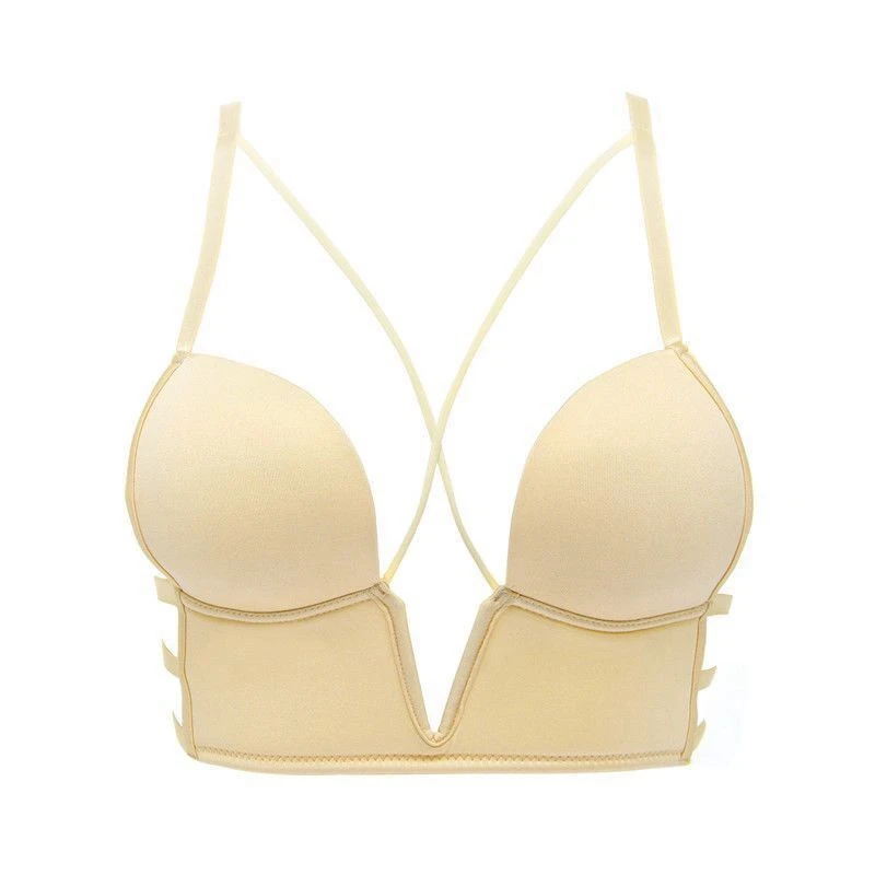 Push Up Bra Women Bras Low Cut Sexy Plunge Brassiere Beauty Back Wedding Underwear Invisible Seamless Deep U Lingerie
Push Up Bra Women Bras Low Cut Sexy Plunge Brassiere Beauty Back Wedding Underwear Invisible Seamless Deep U Lingerie