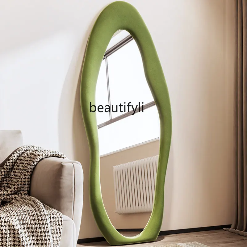 Nordic Mirror Home Dressing Mirror Bedroom Full-Length Mirror Simple Modern Floor Mirror Full-Length Mirror
Nordic Mirror Home Dressing Mirror Bedroom Full-Length Mirror Simple Modern Floor Mirror Full-Length Mirror