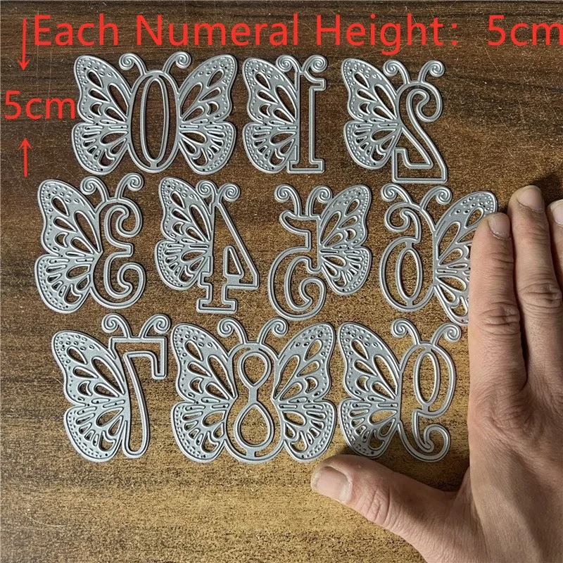 Butterfly Wing Numeral Metal Cut Dies Stencils for Scrapbooking Stamp/Photo Album Decorative Embossing DIY Paper Cards 
Butterfly Wing Numeral Metal Cut Dies Stencils for Scrapbooking Stamp/Photo Album Decorative Embossing DIY Paper Cards