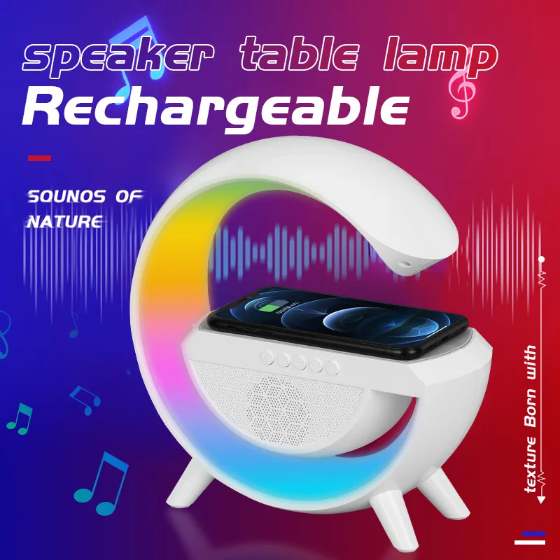 

Little Swan Night Light Wireless Charging Sound Light Bluetooth Sound Three in One Colorful Dazzling Creative Home Gift