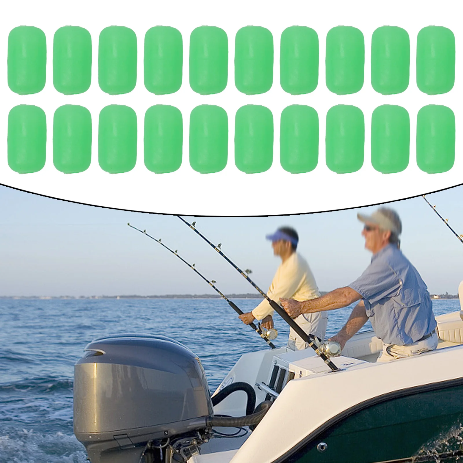 100pcs Luminous Beans For Lure Fishing, Sea Fishing Fishing Accessories Tool Plastic 7.2g/10g/14.8g/20.6g/40g
100pcs Luminous Beans For Lure Fishing, Sea Fishing Fishing Accessories Tool Plastic 7.2g/10g/14.8g/20.6g/40g