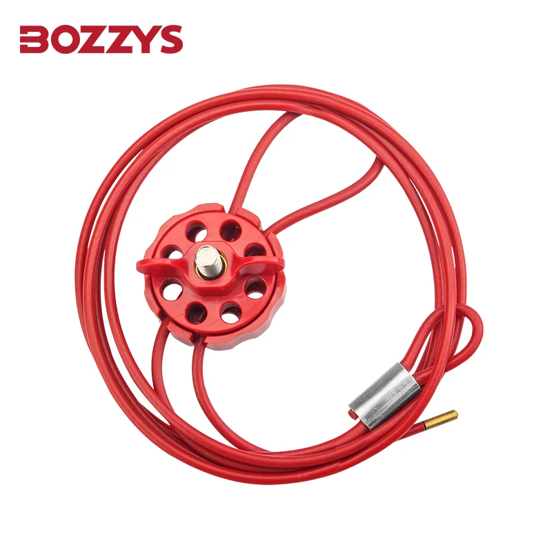 

BOZZYS Round Multipurpose Cable Lockout 4MM*2M Stainless Steel Cable with Multi-color Optional for Insturial Lockout Tagout