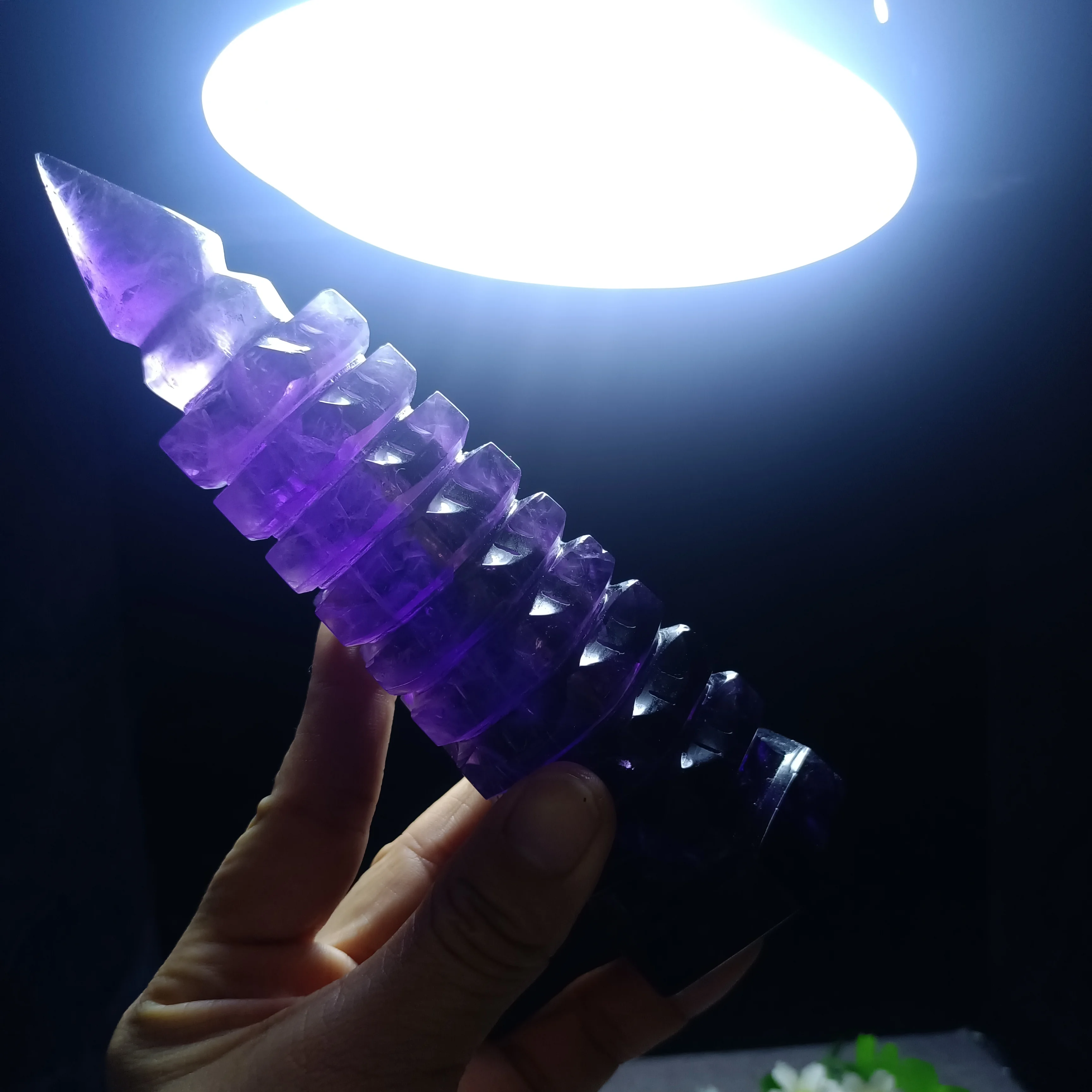 The Best Natural Amethyst Wenchang Tower, Purple Quartz Crystal Carved Tower, Mineral Reiki Healing Gem, Degaussing Decorat
The Best Natural Amethyst Wenchang Tower, Purple Quartz Crystal Carved Tower, Mineral Reiki Healing Gem, Degaussing Decorat