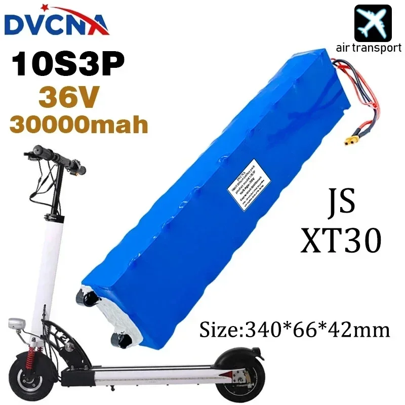 36V 30Ah 18650 Rechargeable Lithium Battery Pack 10S3P 500W High Power for Modified Bikes Scooter Electric Vehicle,With BMS XT30
36V 30Ah 18650 Rechargeable Lithium Battery Pack 10S3P 500W High Power for Modified Bikes Scooter Electric Vehicle,With BMS XT30