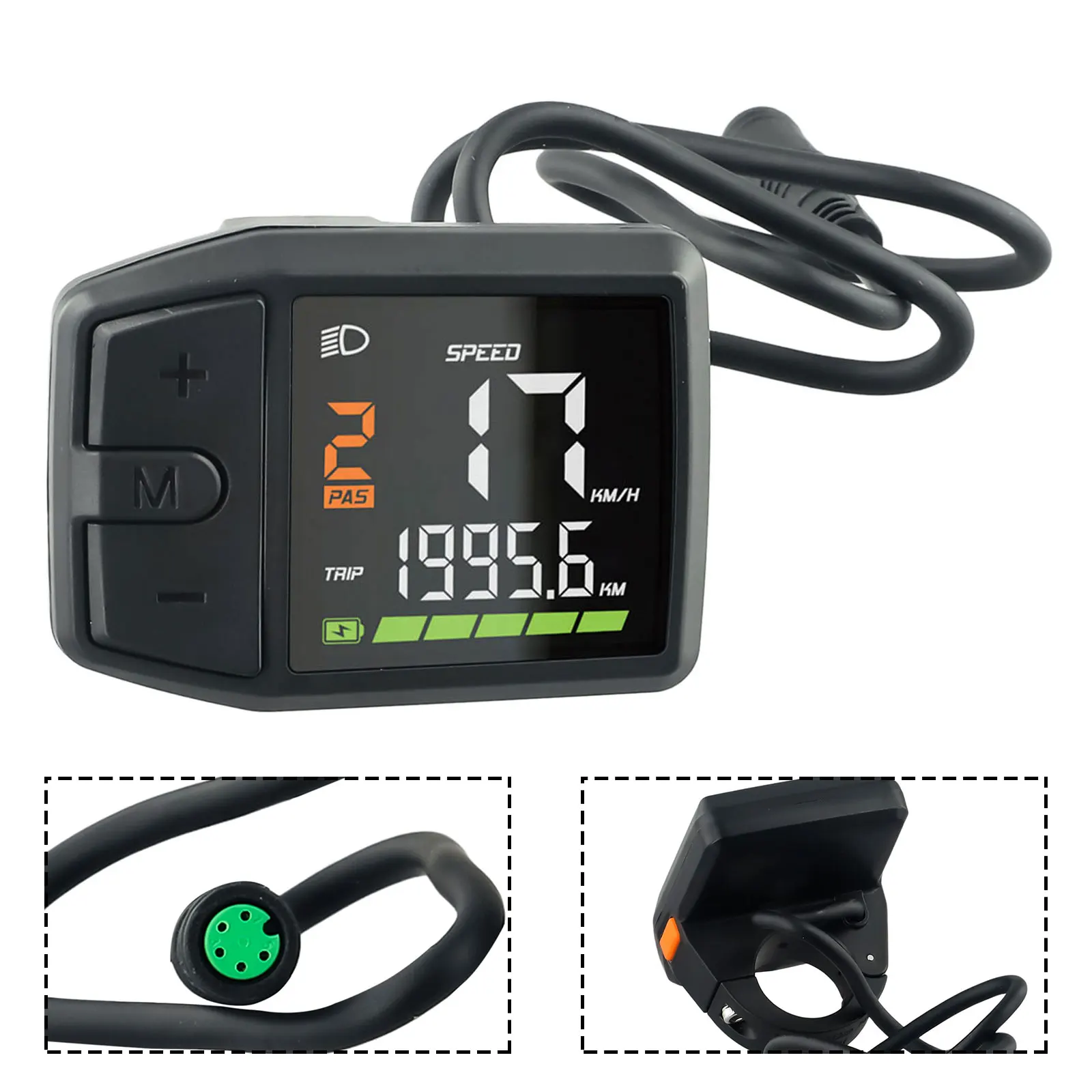 

E-BIKE Display Showcase DISPLAY Display, Accessories UART/CAN Protocol Black. 20*15*10cm. Durable And Practical