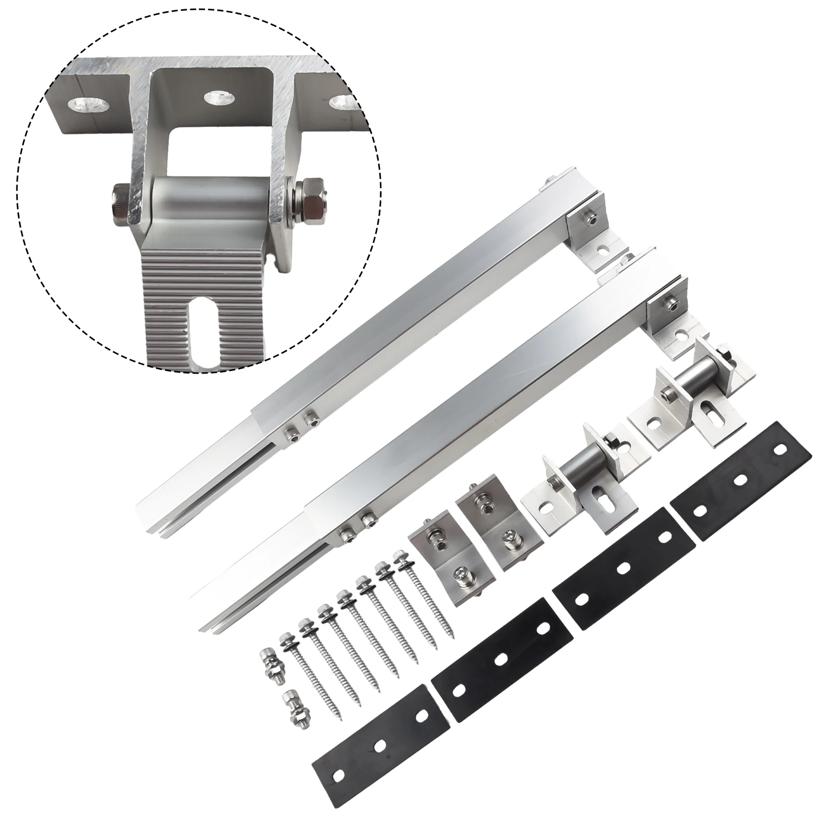 Hardware Short Brackets Photovoltaic Support Solar Holder Solar Panel Bracket End Clamp Kit Flat Roof Mounting
Hardware Short Brackets Photovoltaic Support Solar Holder Solar Panel Bracket End Clamp Kit Flat Roof Mounting