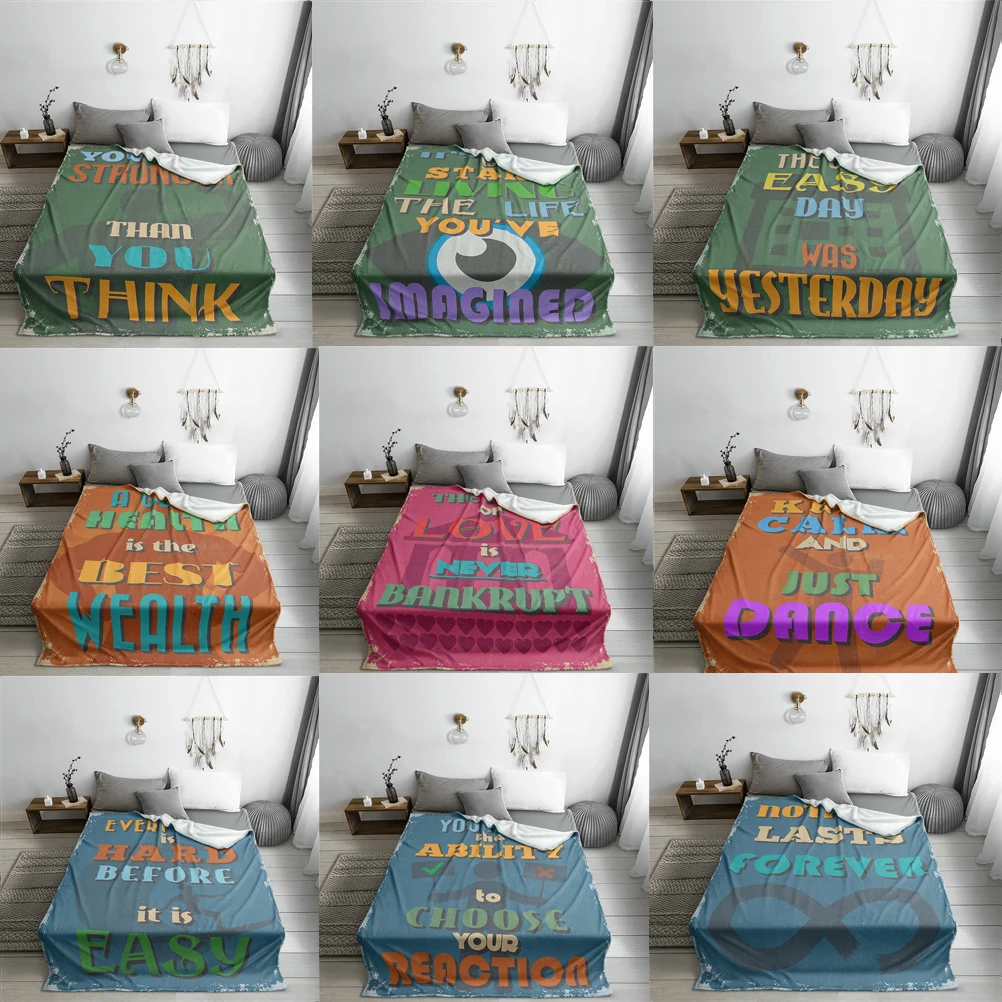 Creative Retro Letters Blanket Flannel Throw Blanket Family Friends Blanket Gifts
Creative Retro Letters Blanket Flannel Throw Blanket Family Friends Blanket Gifts