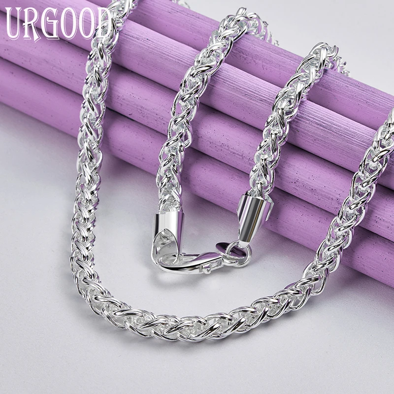 925 Sterling Silver 8mm Necklace Advanced Fashion Trend Necklace For Women Party Engagement Wedding Fashion Jewelryjavascript
925 Sterling Silver 8mm Necklace Advanced Fashion Trend Necklace For Women Party Engagement Wedding Fashion Jewelryjavascript