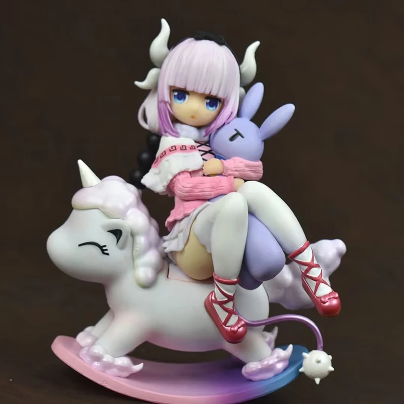 

14cm Miss Kobayashi's Dragon Maid Anime Figures Kanna Model Toy PVC Action Figure Collection Doll GK Statue Gift