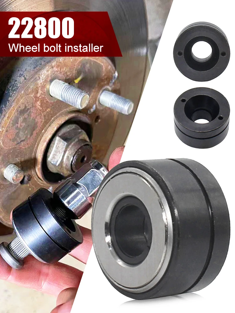 22800 Wheel Stud Installer Replace Most All Automotive and Light-Duty Truck Wheel Studs Tire Stud Tool Widely Compatible
22800 Wheel Stud Installer Replace Most All Automotive and Light-Duty Truck Wheel Studs Tire Stud Tool Widely Compatible