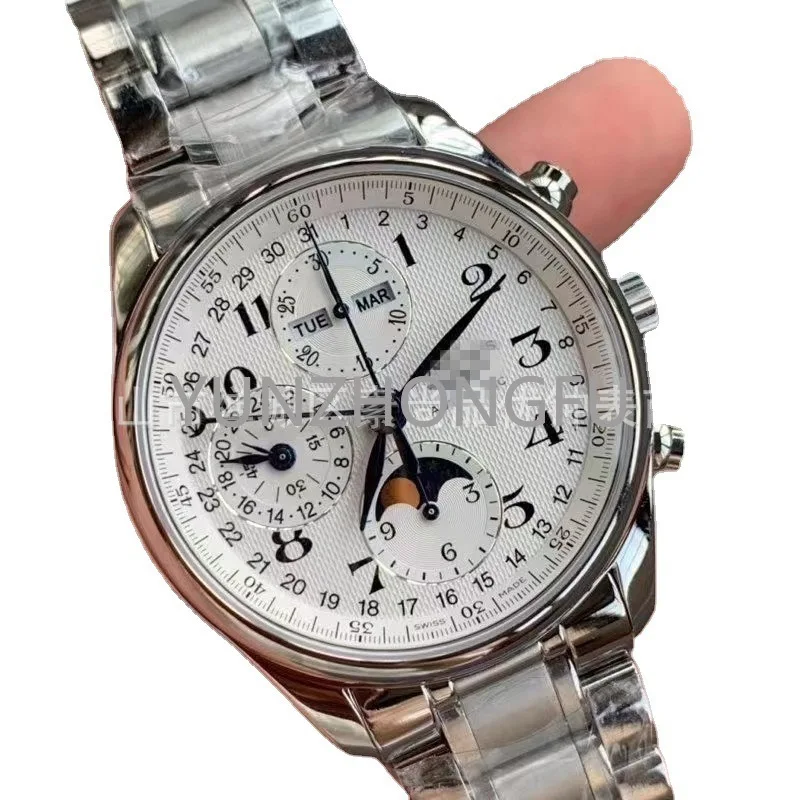 3M Famous Craftsman Watch Jf Factory Eight-Pin Moon Phase Timing 7750 Multi-Function Men's Watch Mechanical Watch
3M Famous Craftsman Watch Jf Factory Eight-Pin Moon Phase Timing 7750 Multi-Function Men's Watch Mechanical Watch