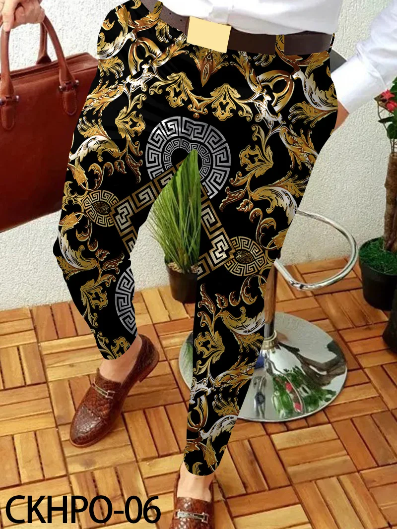 Men Clothing Mens Spring Autumn Fashion Streetwear 2023 New Men Business Casual Trousers Chain Pattern Print Straight Long Pants
Men Clothing Mens Spring Autumn Fashion Streetwear 2023 New Men Business Casual Trousers Chain Pattern Print Straight Long Pants